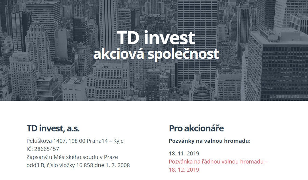 TD invest a.s.